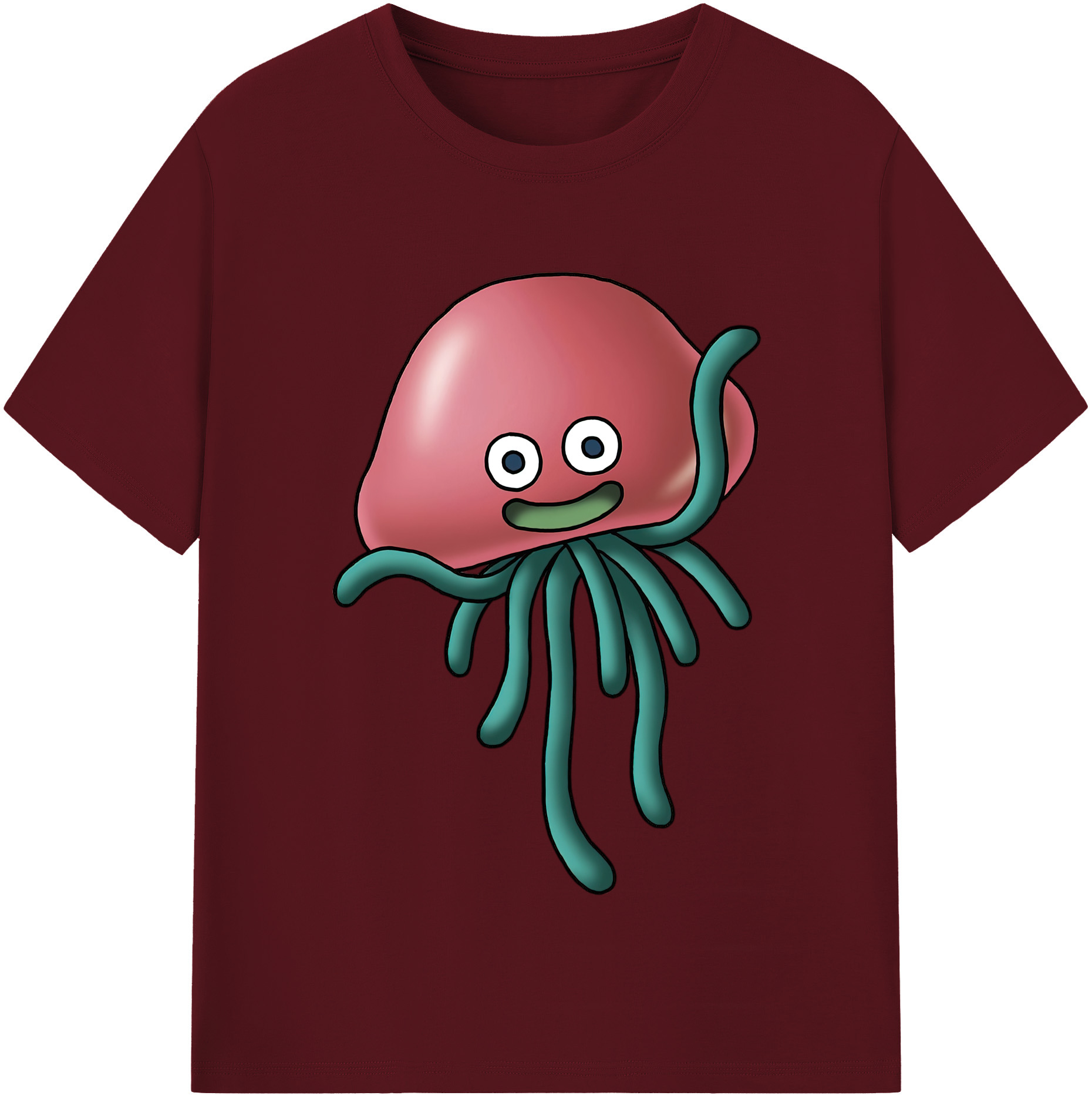 （画像用） ドラゴンクエスト Doragon Kuesuto Dragon Quest 綿100％半袖Tシャツ（フロントプリント）